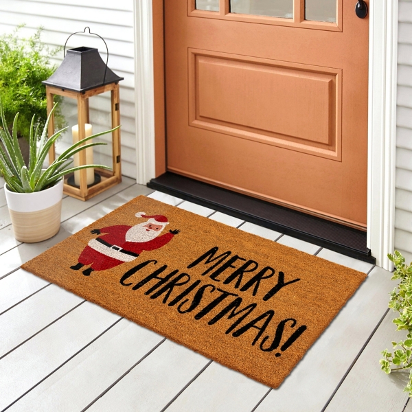 Merry Christmas Santa Doormat