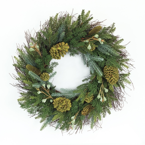 Mossy Green Mixed Pinecone Wreath Kirklands Home