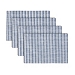 Blue and White Striped 4-pc. Placemat Set