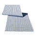 Blue and White Striped Table Runner, 70 in.