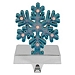 Blue Lighted Snowflake Stocking Holder