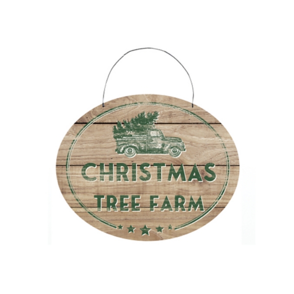 Evergreen Christmas Tree Farm Wall Plaque Kirklands Home