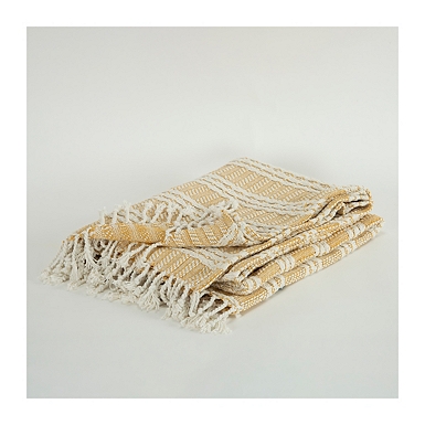 Ivory discount cotton throw