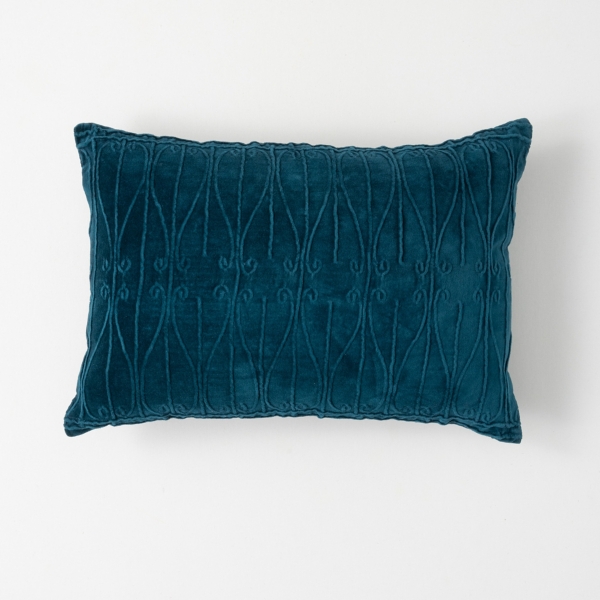 Blue Velvet Bolster Pillow Kirklands Home