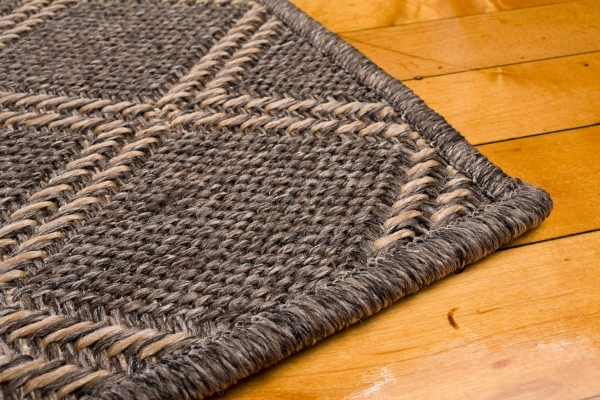 Brown Santorini Trellis Outdoor Area Rug, 6x9