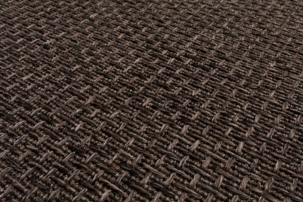 Brown Bordered Outdoor Area Rug