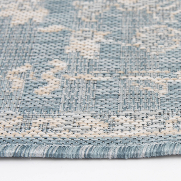 Sky Medallion Lava Indoor/Outdoor Area Rug, 6x9