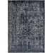 Blue Abstract Area Rug, 5x7