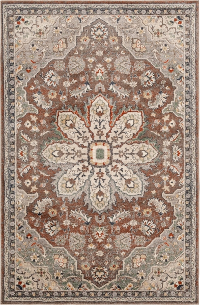Red Vintage Medallion Leia Area Rug, 7x9 Kirklands Home