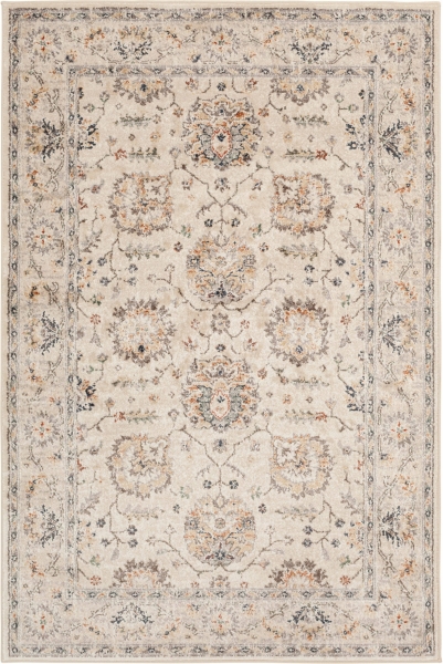 Cream Vintage Floral Area Rug, 7x9 | Kirklands Home