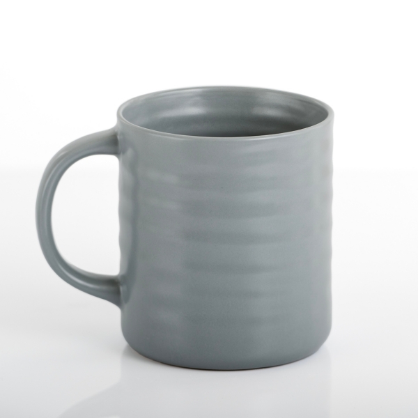 Beacon Blue Ribbed Mug Kirklands Home