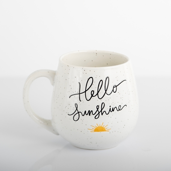 Hello Sunshine Speckled Mug Kirklands Home