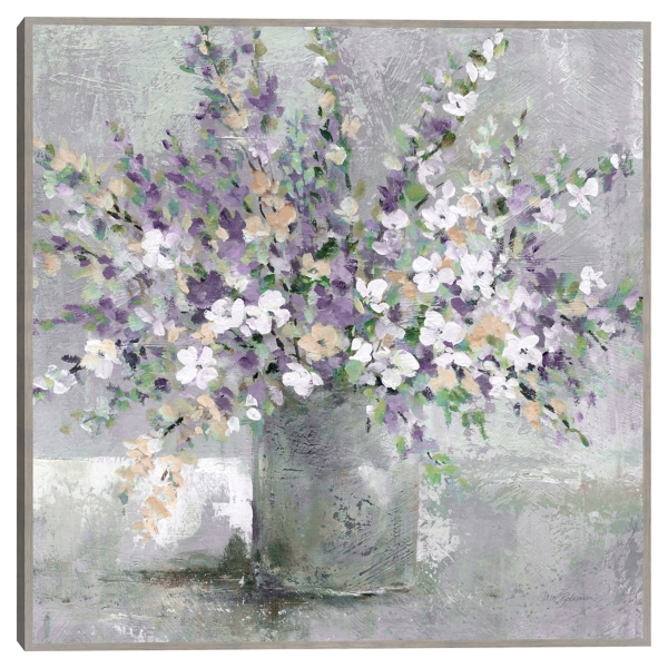 Farmhouse Lavender Framed Canvas Art Print | Kirklands Home