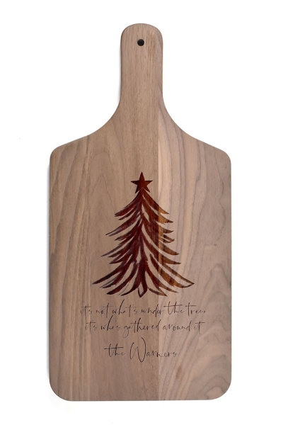 Personalized Walnut Gather Tree Cutting Board Kirklands Home