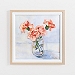 January Carnation Framed Art Print