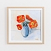 August Poppies Framed Art Print