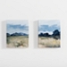 Blue Landscapes Canvas Art Prints, Set of 2