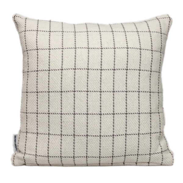 Ivory Parkland Plaid Pillow | Kirklands Home