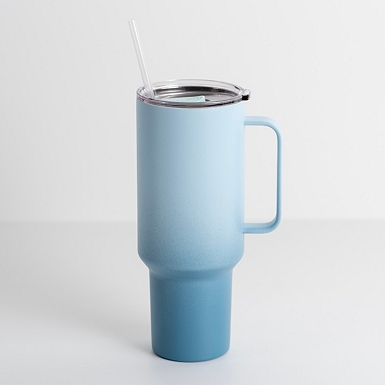 Light Blue Travel Tumbler 40 Oz