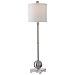 Silver Metal Globe Buffet Lamp