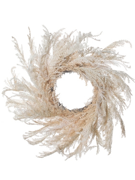 Pampas Grass 20 in. Harvest Wreath Kirklands Home