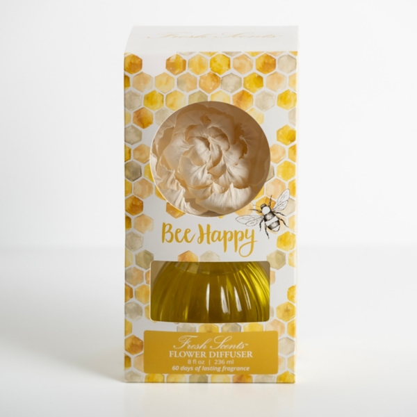 Bee Happy Flower Petal Diffuser Set Kirklands Home