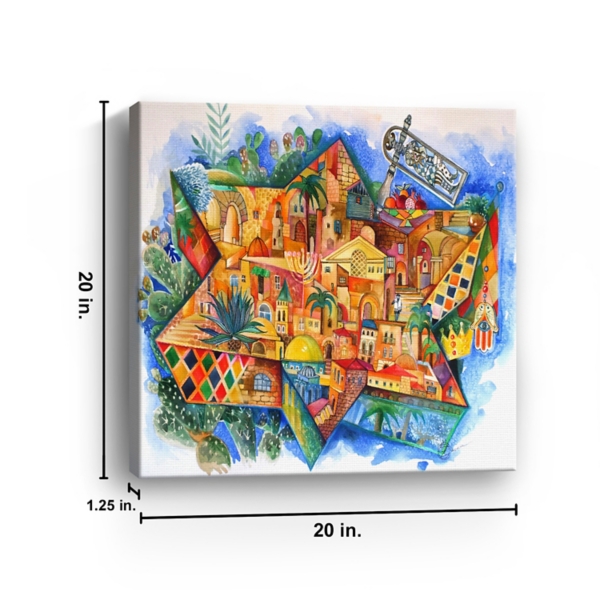 Bright Purim Canvas Art Print