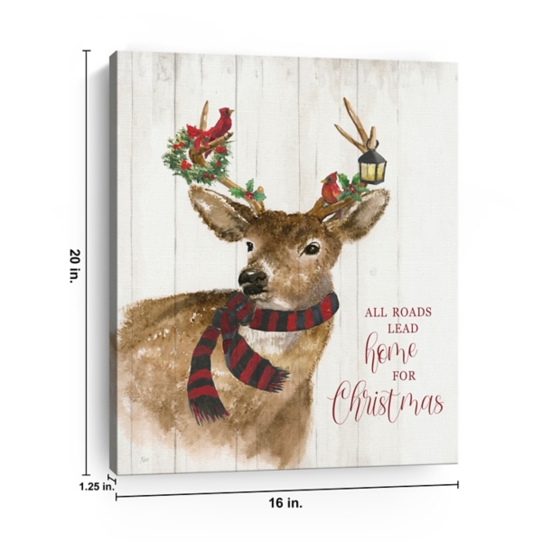 All Roads Lead Home Canvas Art Print