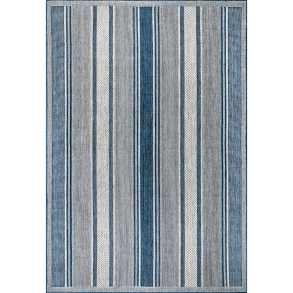 Nautical Stripe Indoor/Outdoor Area Rug, 5x8 Kirklands Home