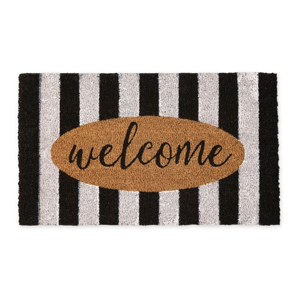 Cabana Stripe Coir Doormat Kirklands Home