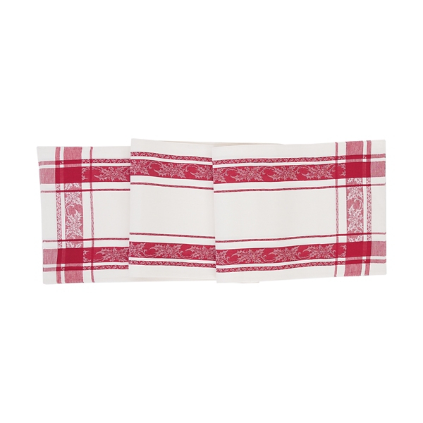 Red Plaid and White Base Christmas Table Runner Kirklands Home