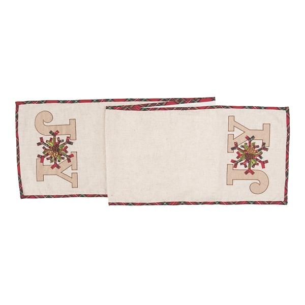 Neutral Joy Christmas Table Runner Kirklands Home
