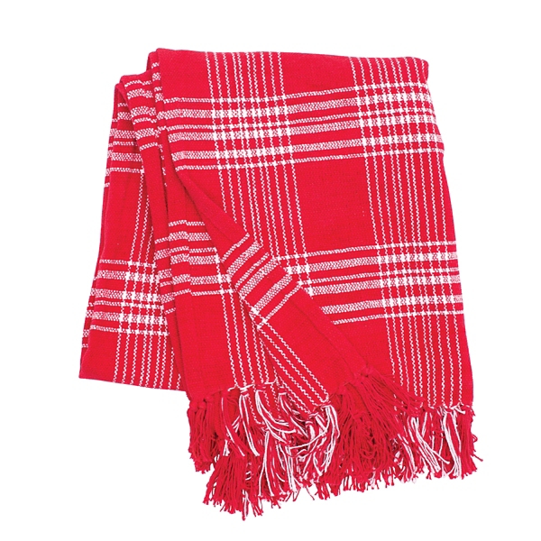 Red White Plaid Christmas Throw Blanket Kirklands Home