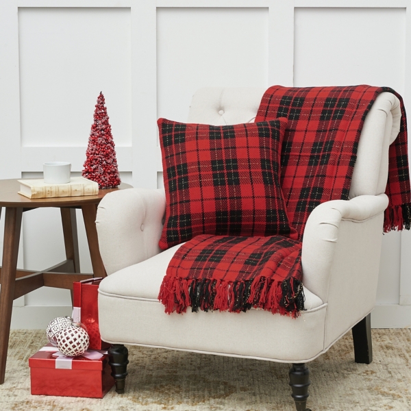 Tartan christmas blanket hot sale