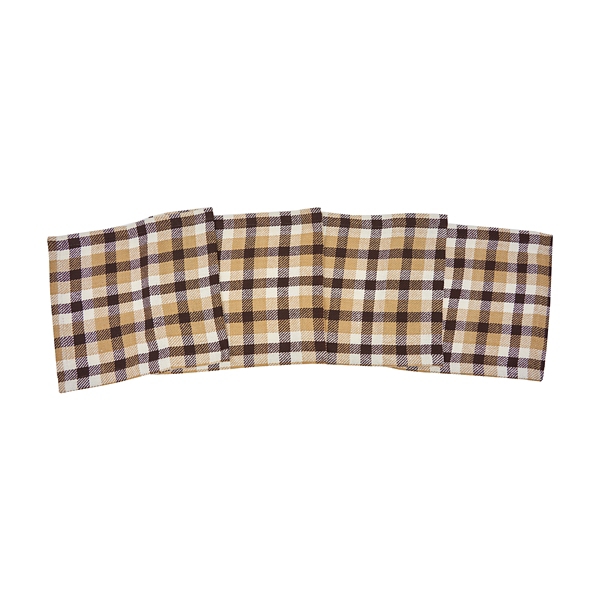 Brown Harvest Plaid Table Runner Kirklands Home