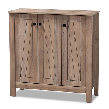 Derrique Graywash Shoe Storage Cabinet Kirklands Home