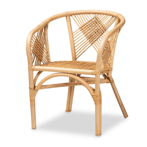 Natural Woven Rattan XBack Dining Chair Kirklands Home