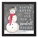 Never Too Old for a Snowball Fight Wall Plaque