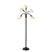 Black 5-Light Adjustable Tree Floor Lamp
