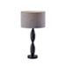 Black Slim Hourglass Table Lamp