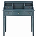 Blue Wood 5-Drawers Desk