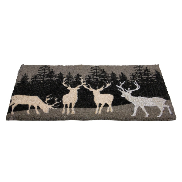 Reindeer Forest Coir Doormat