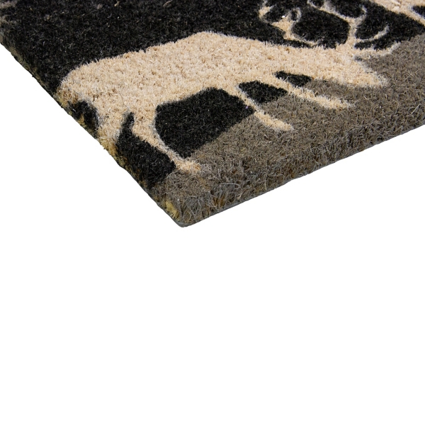 Reindeer Forest Coir Doormat