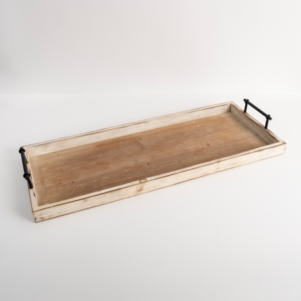 Long Wooden Decorative Tray Kirklands Home