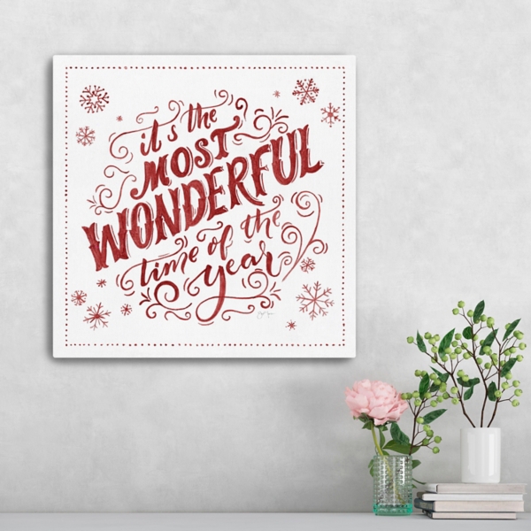 Most Wonderful Time Christmas Wall Plaque