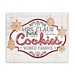 Mrs. Claus' Cookies Canvas Wall Plaque