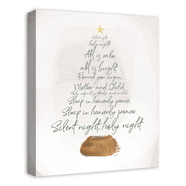 Silent Night Tree Canvas Art Print