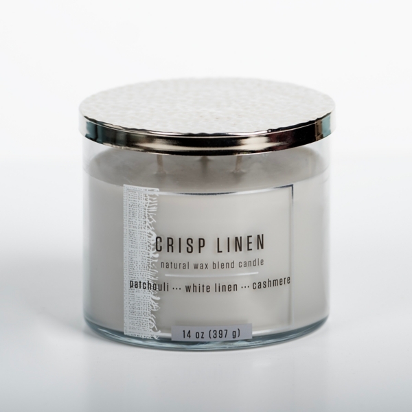 Crisp Linen Jar Candle Kirklands Home