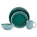 Emerald Crackle Glazed 16-pc. Dinnerware Set