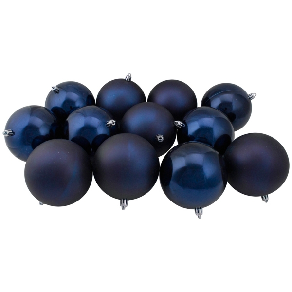 SDF_CMAS ORN 4IN 12CT BLUE SHATTERPROOF BALL Kirklands Home